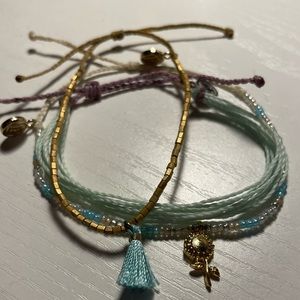 Pura Vida bracelet set of 3
